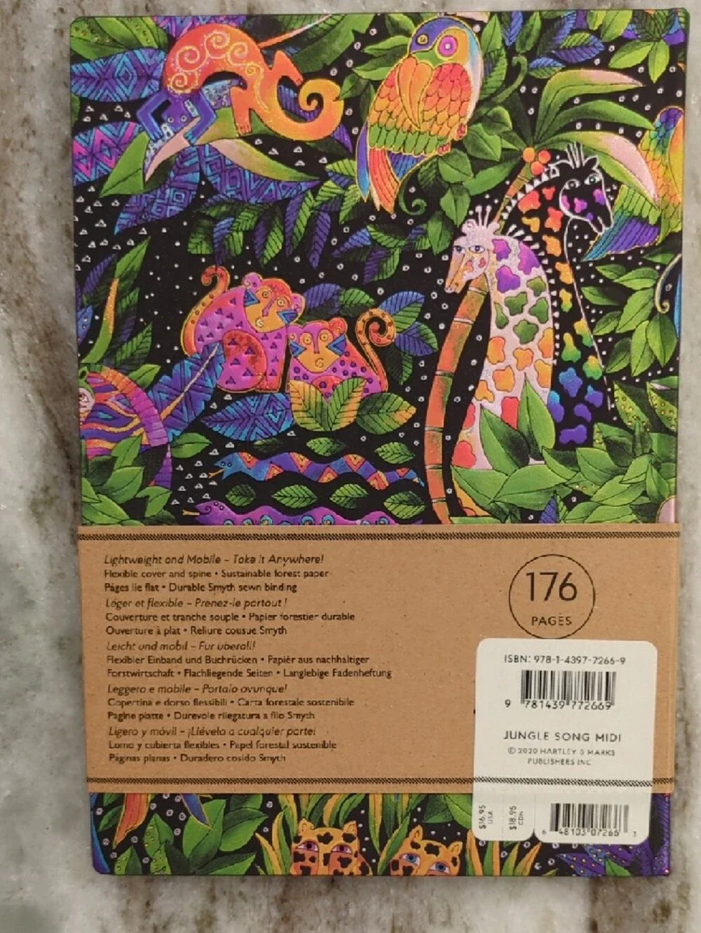 Paperblanks Flexis Softcover Notebook - Colorful Jungle Print